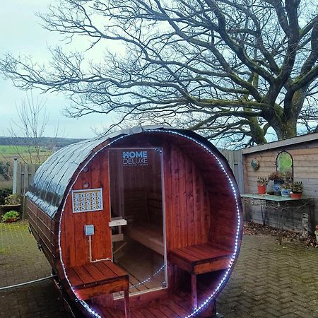 Ferienwohnung Alpaka Blick Schneppenbach Exterior foto